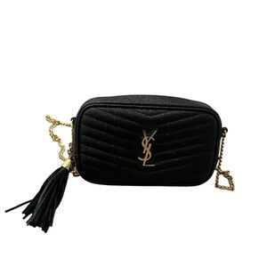 Used Authentic Saint Laurent LOU MINI BAG